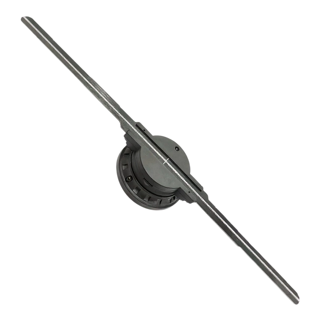 42cm wall-mounted 3D hologram fan with Bluetooth connectivity