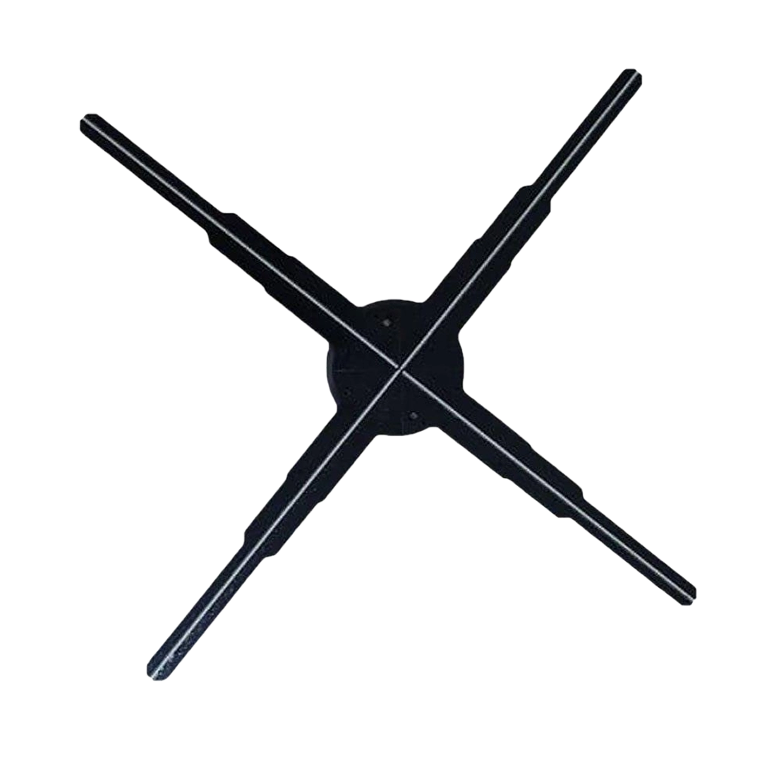 45cm 4 Blades Wall Mount 3D LED Hologram Fan with Bluetooth